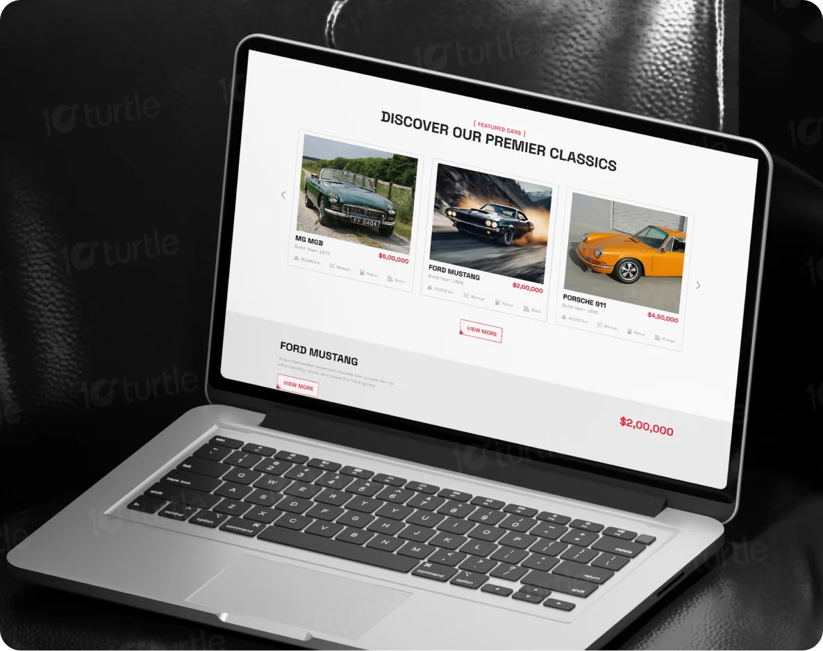 Design vision highlighting a clean and professional layout