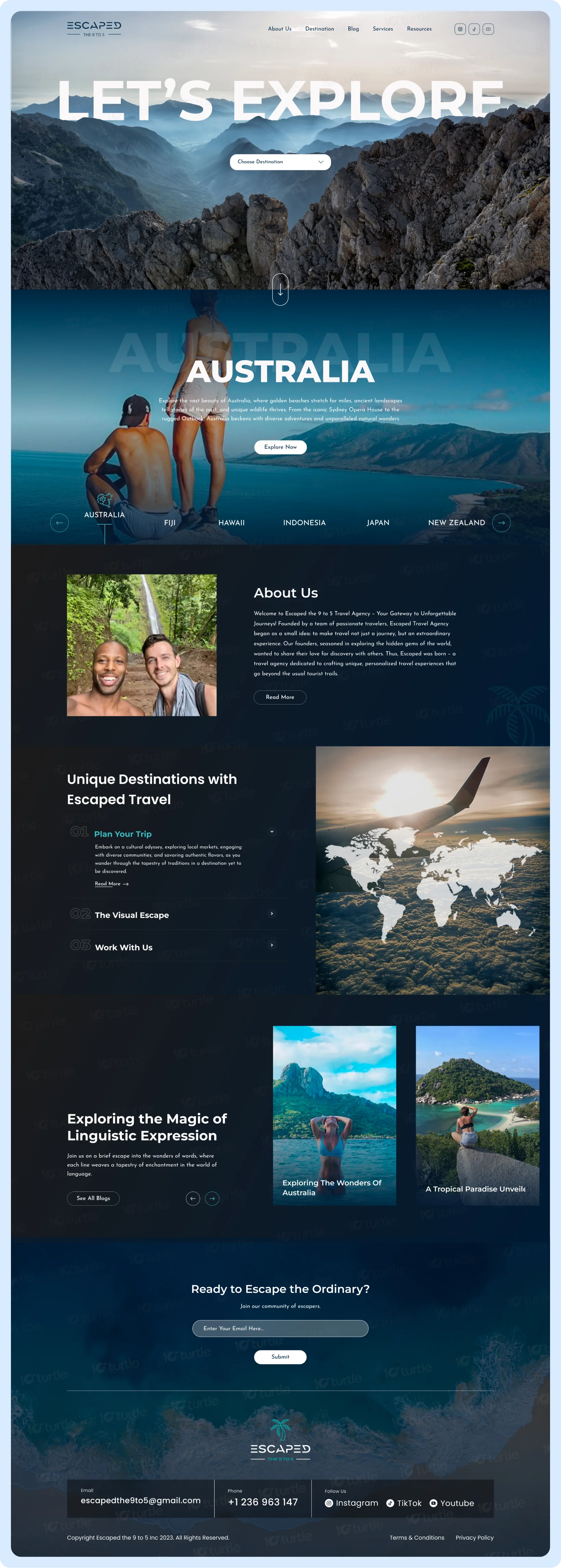 UI Design showcasing sleek and user-friendly website screens