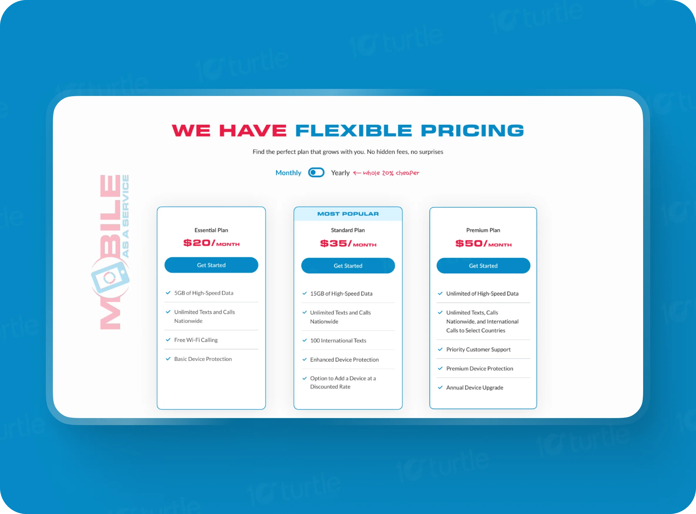 Design vision mockup
