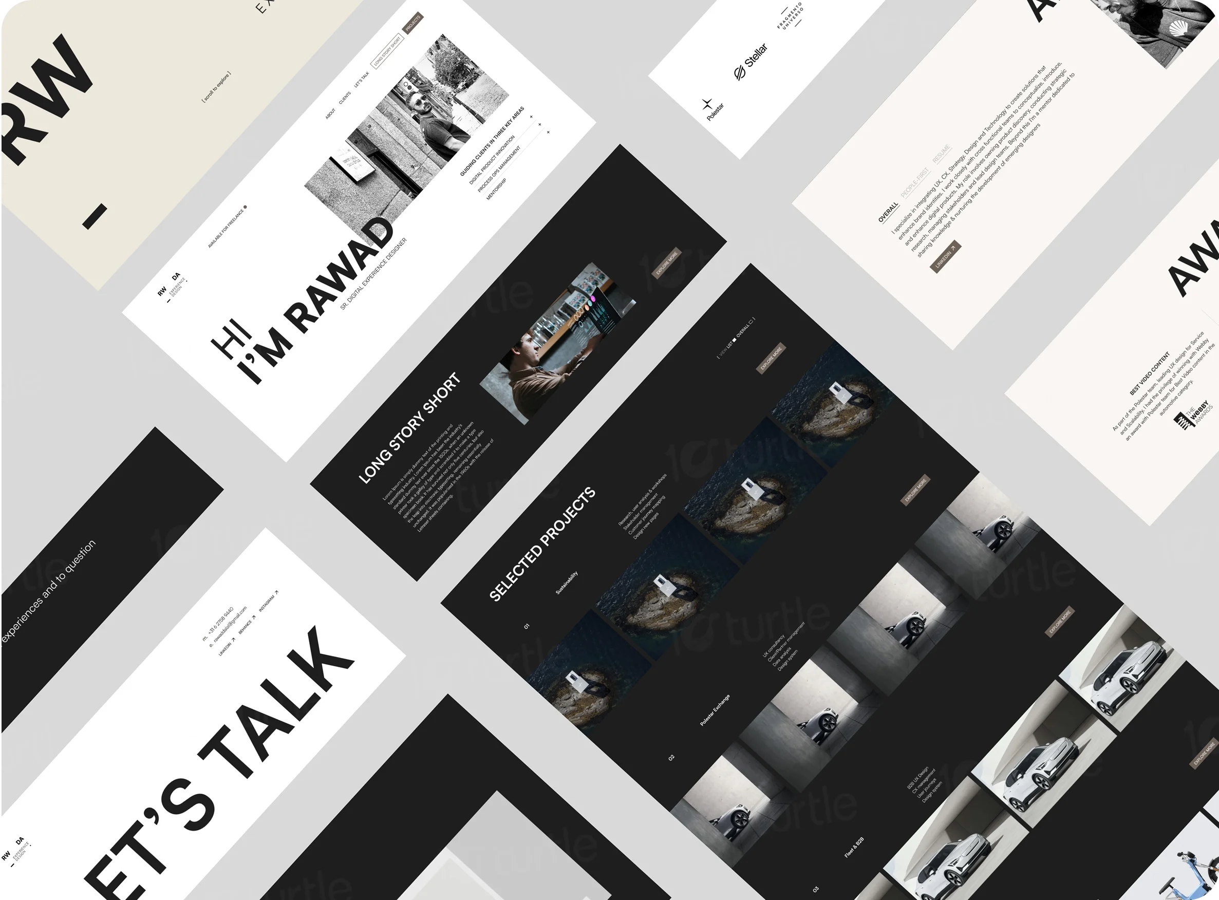 Design vision highlighting a clean and professional layout