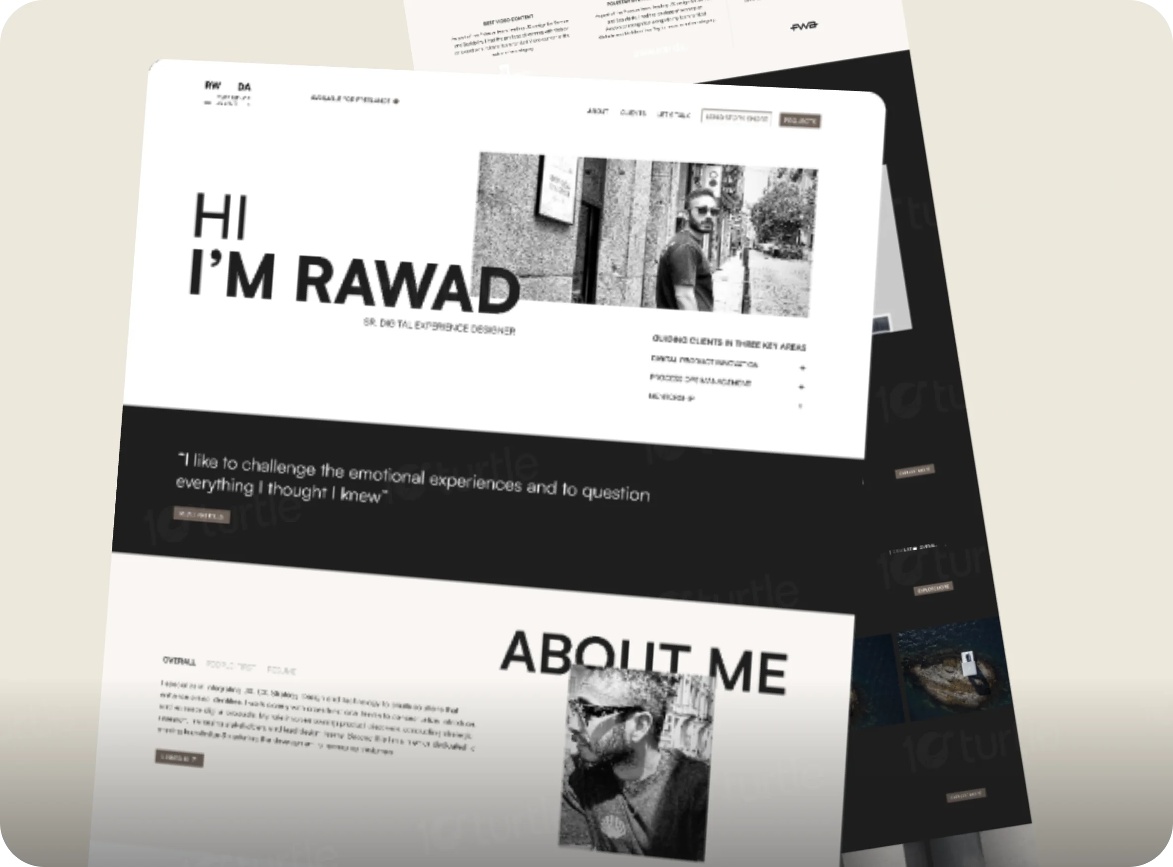 Design vision highlighting a clean and professional layout