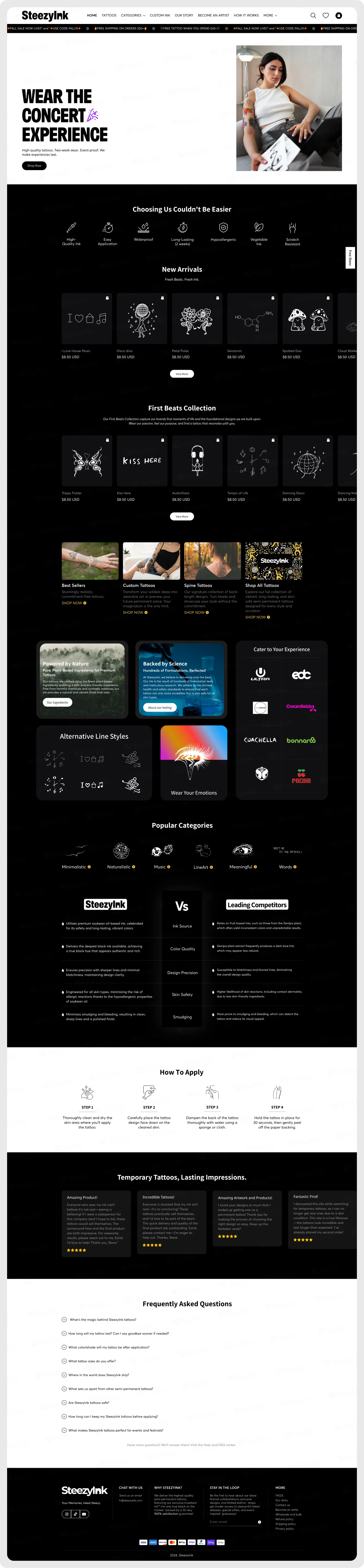 UI design screens
