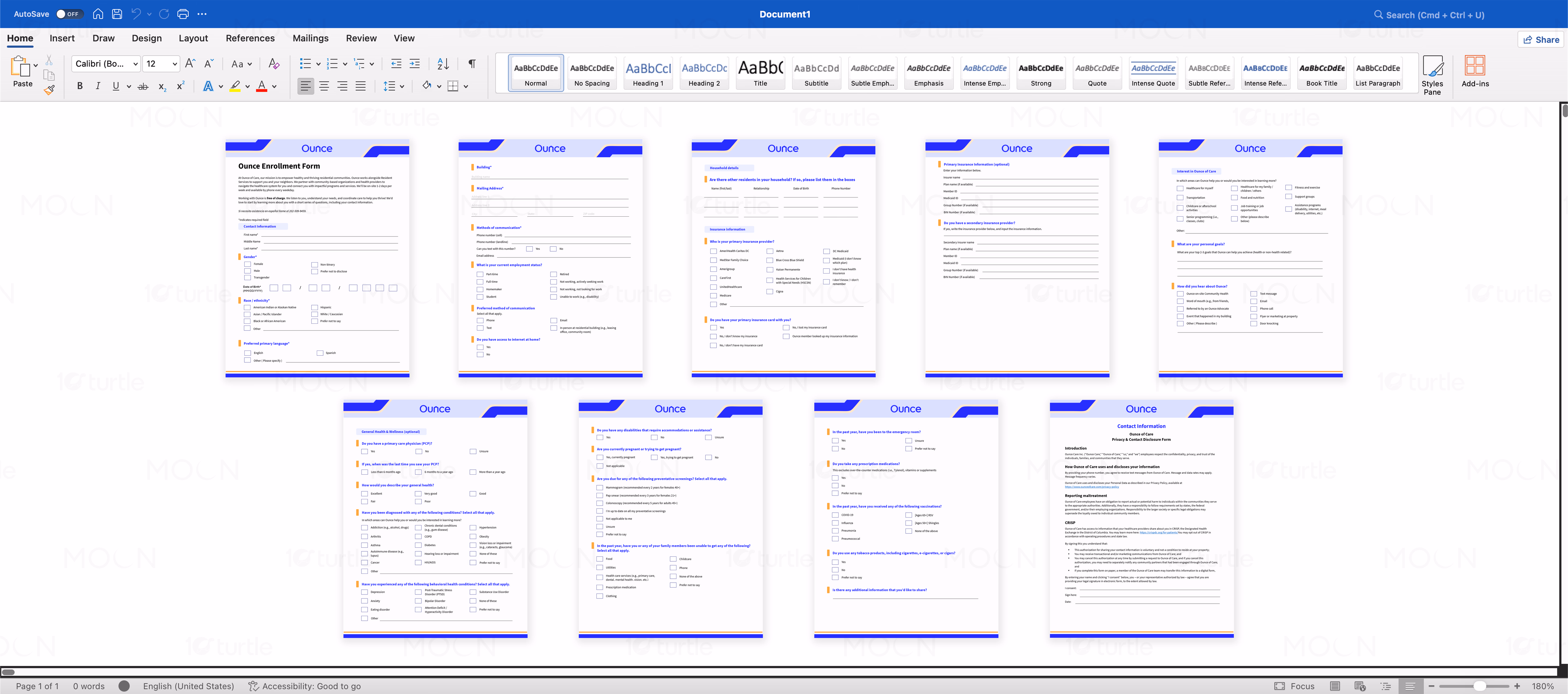 Word & Google Docs Template Design Case Study