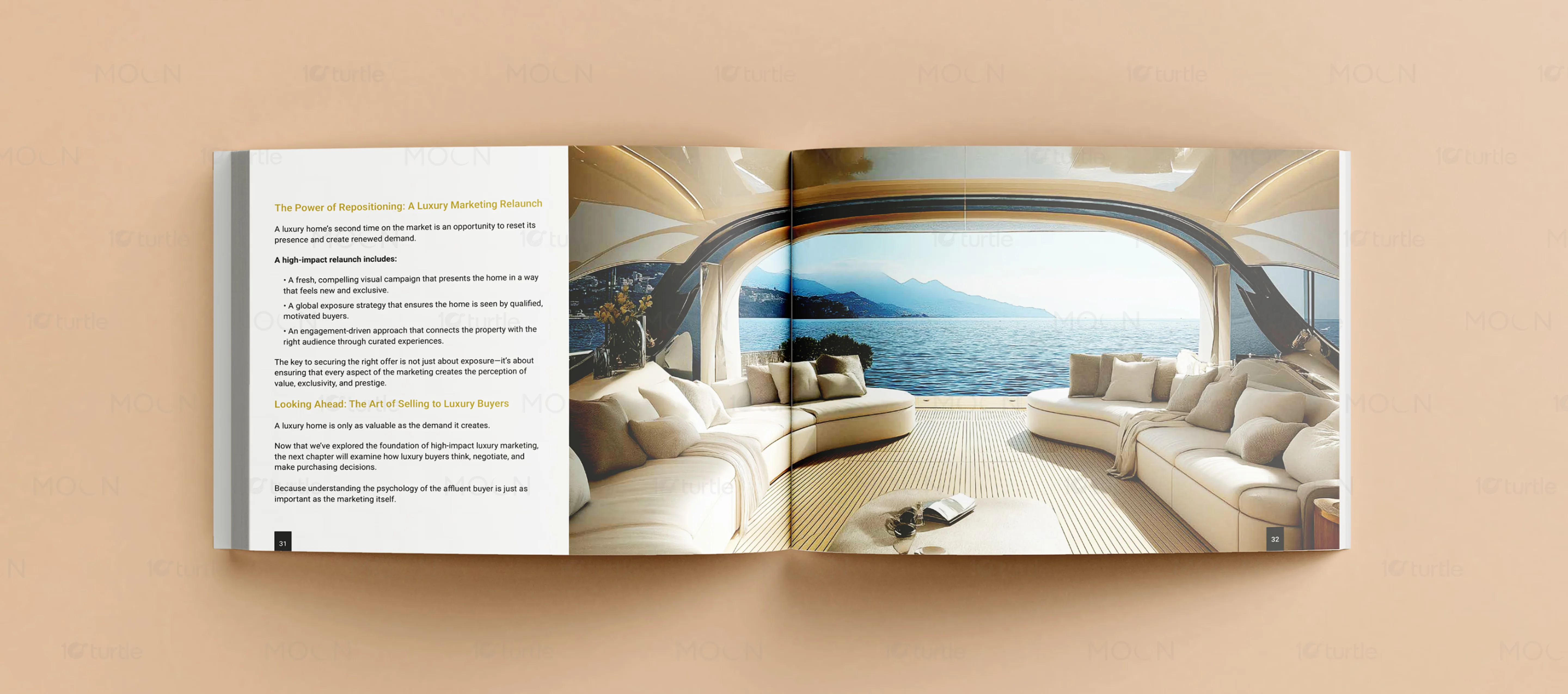EXP Realty brand identity presentation showing editorial influence and prestige